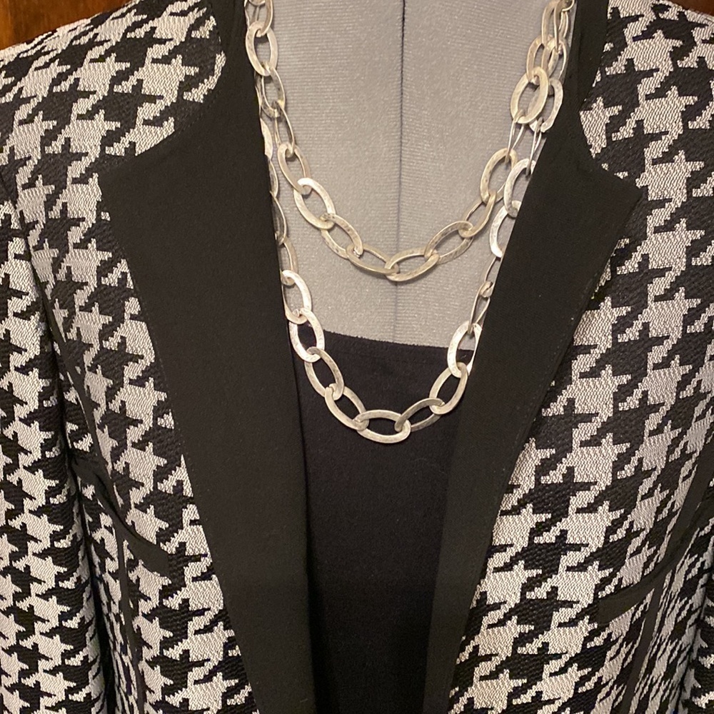 Jones Studio Separates Black And Gray Houndstooth… - image 3